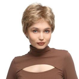 Short synthetic wig for larger head multi-tone blonde with roots ESPRESSO LARGE #14/88/8R