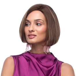 Slavic Virgin Hair Wig for Women Dark Brown Blend OMARI S #4/6