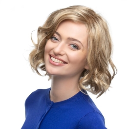 Synthetic wig in warm blond MACAROON #26/27/19/8R